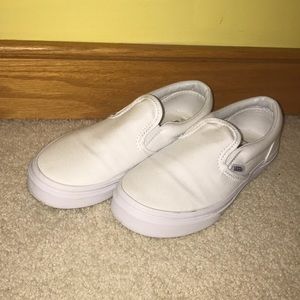 Kids white vans